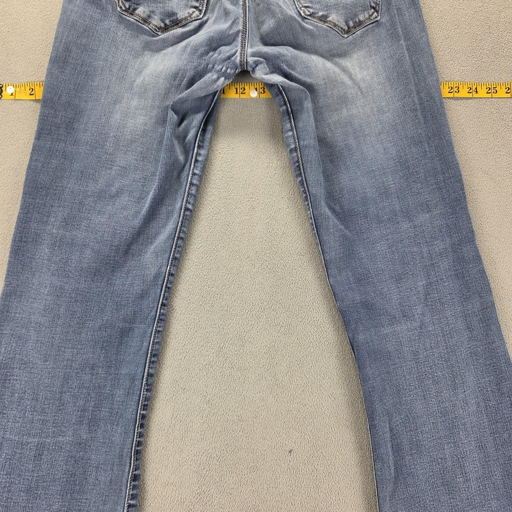 Diesel Jeans Womens Blue High Waist Bootcut Flare Medium Wash Stretch Fits 24x32 - Picture 15 of 16